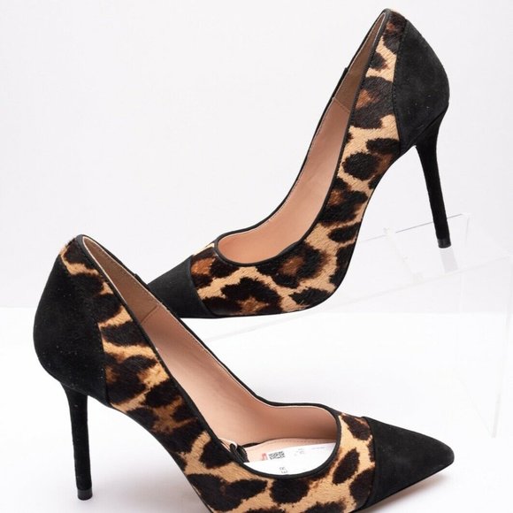 zara leopard heels